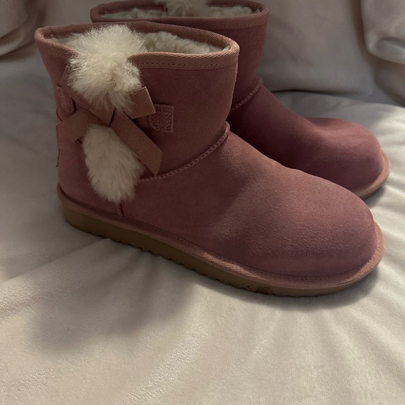 Koolaburra by UGG Women’s size 7 pink suede mini booties - Picture 7 of 9